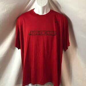 Nike Advocare Activewear Athletic Sport Cut Tee Shirt